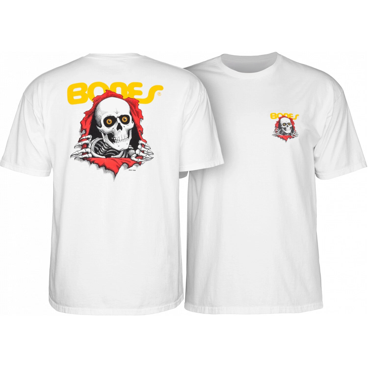 Streetwear Brand Marketing - Ripper White Classic Skateboard Brand T-shirt