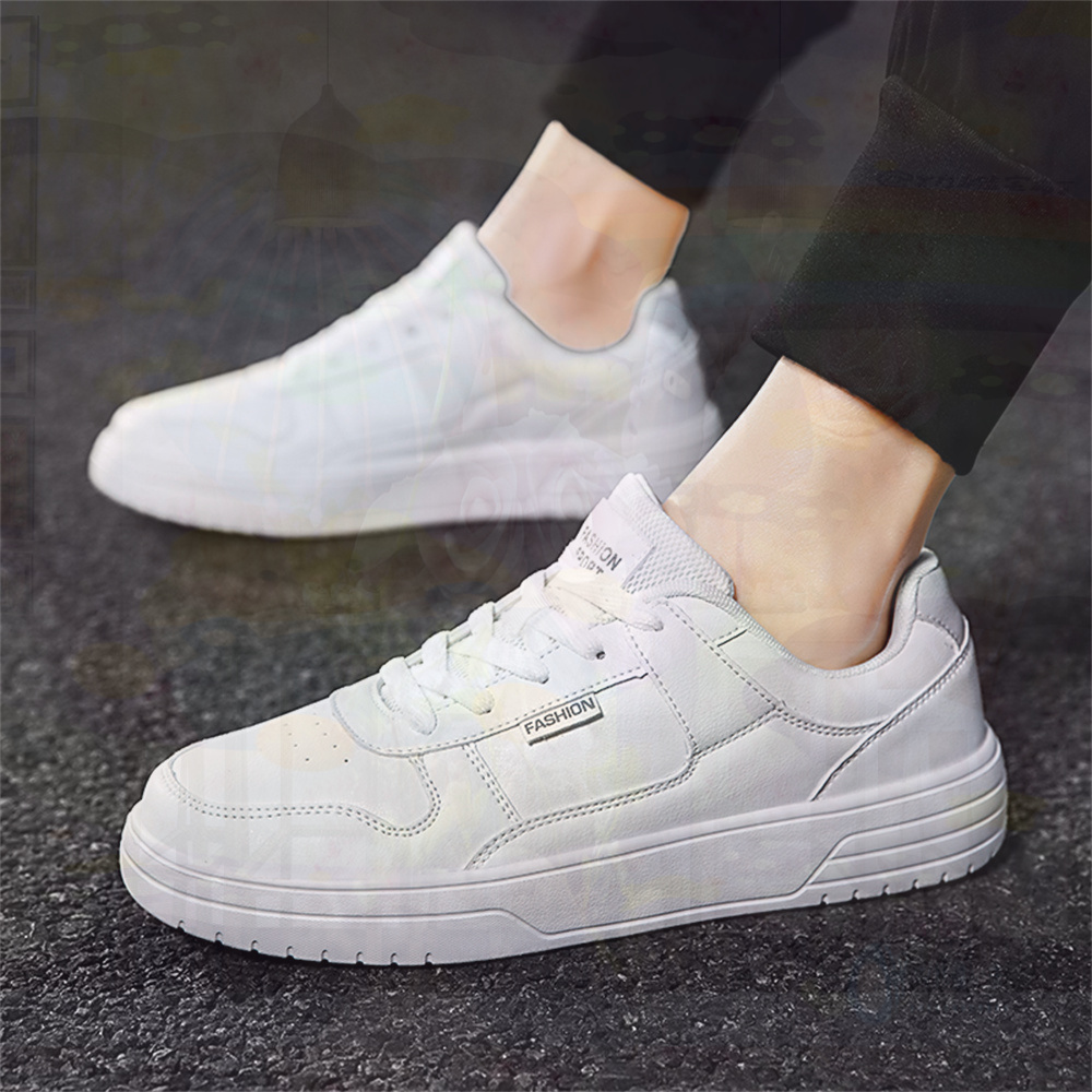 With Ties PU Leather Shoes 41  - огляд і ціна Streetwear Brand From China