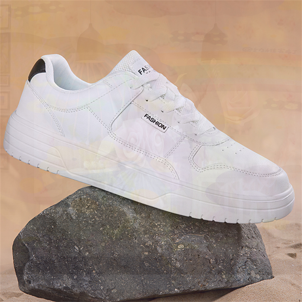 With Ties PU Leather Shoes 41  - огляд і ціна Streetwear Brand From China